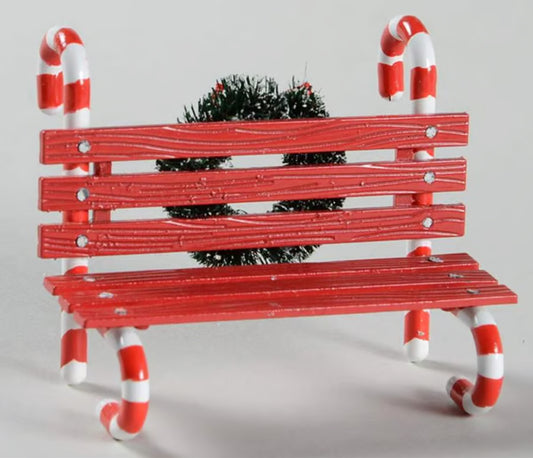 Dept. 56 Candy Cane Bench