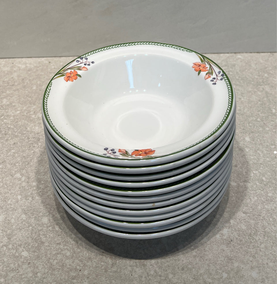 Set of 12 Dudson Fine China Bowls