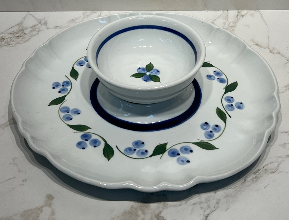 Sheepscott Pottery 2-Piece Chip and Dip