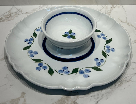 Sheepscott Pottery 2-Piece Chip and Dip