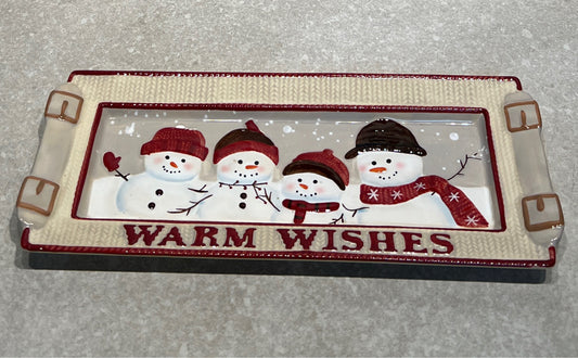 Snowman Dish
