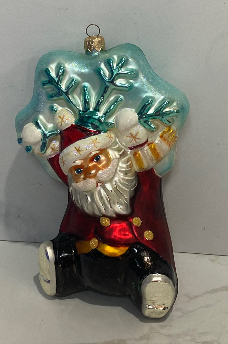 Radko Stardust Santa Ornament