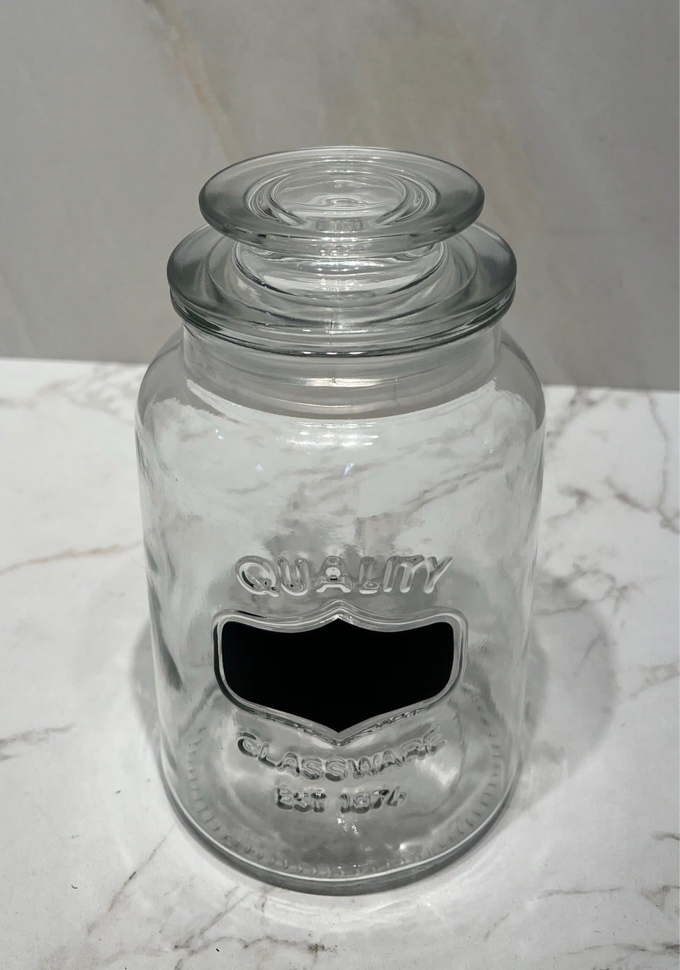 Covered jar