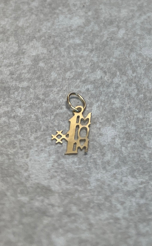 14K Mom Charm
