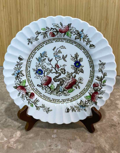 Teapot, Sugar, Creamer, & 8 Plates
