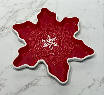 Snowflake Plate
