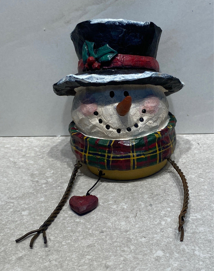 Snowman Candle Topper