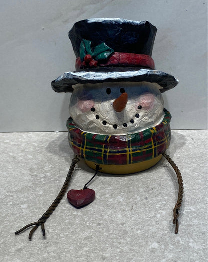 Snowman Candle Topper