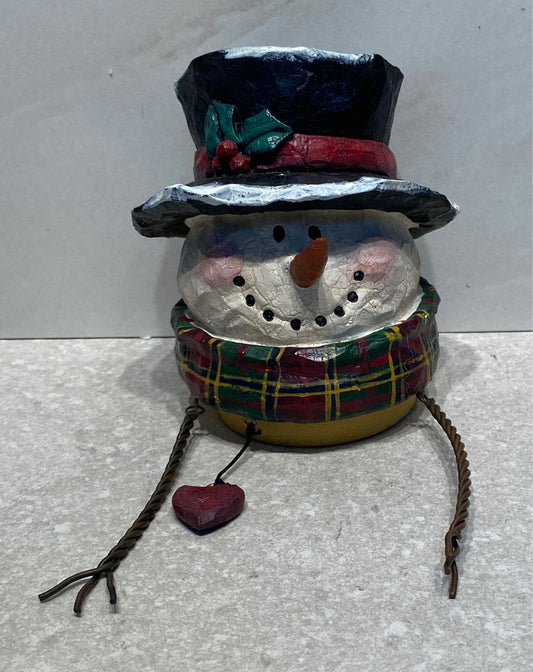 Snowman Candle Topper