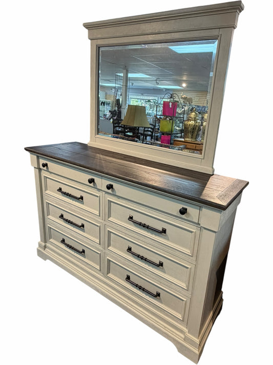 Long Dresser with Mirror