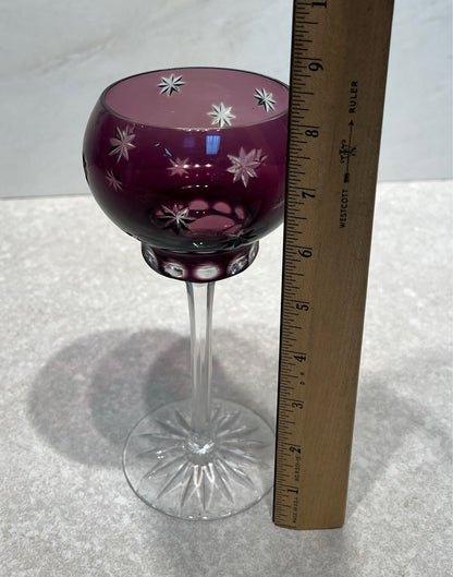Bohemian Cut To Clear Glass