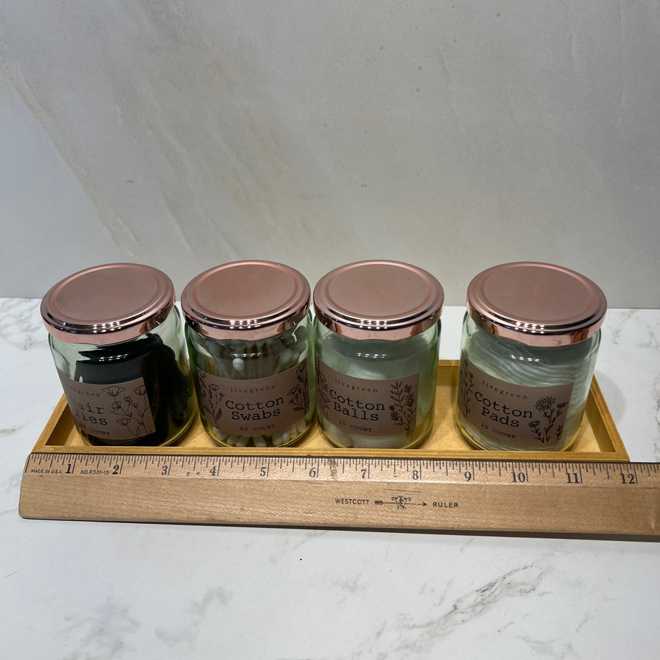 Jars on Tray