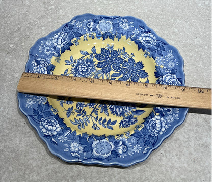 Spode British Flowers Plate