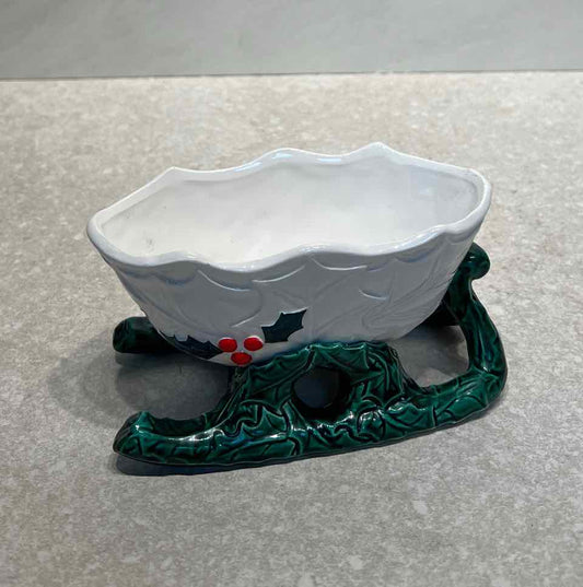 Vintage Ceramic Sleigh