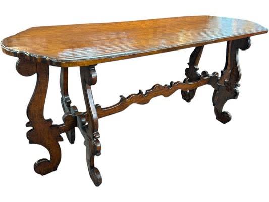 Vintage European Refectory Sofa Table