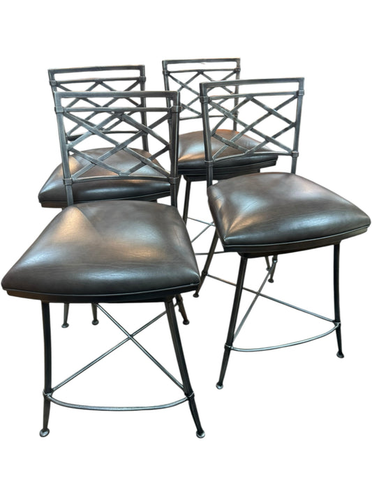 Set of 4 Ethan Allen Stools