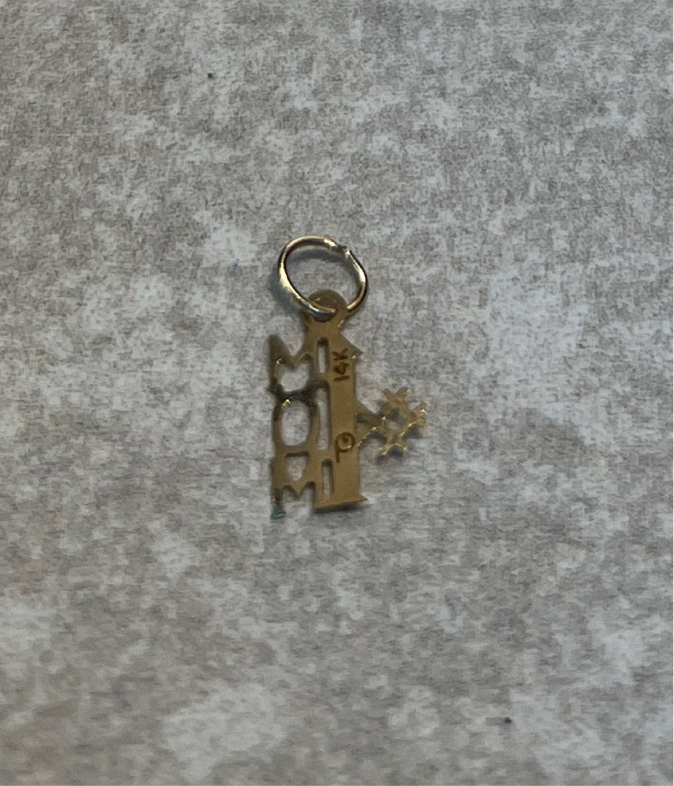 14K Mom Charm