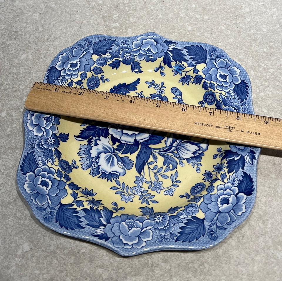Spode British Flowers Plate
