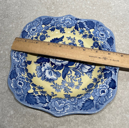 Spode British Flowers Plate