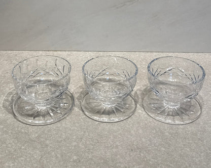 Set of 3 Waterford Dessert Bowls