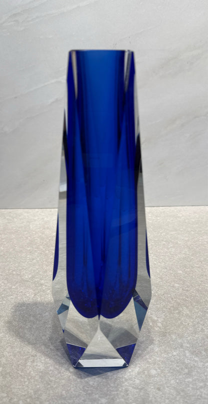 Blue Mandruzzato Murano Vase