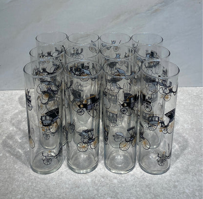 Set of 12 Vintage Glasses