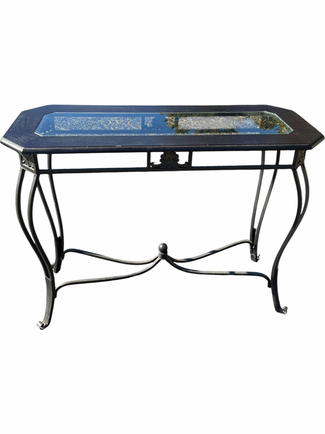 Glass Top Sofa Table