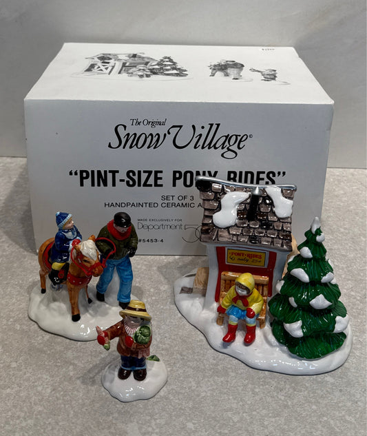 Dept. 56 Pint-Size Pony Rides