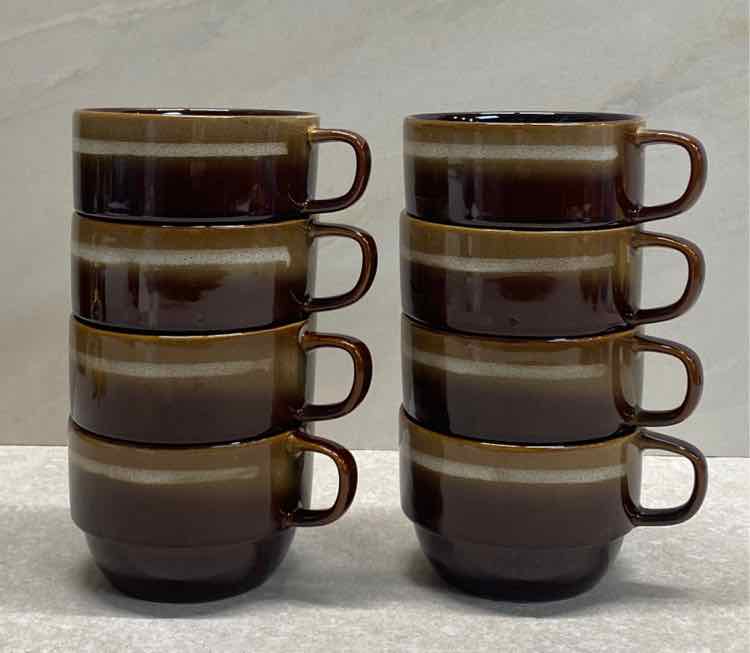 Set of 8 Pier 1 Mugs