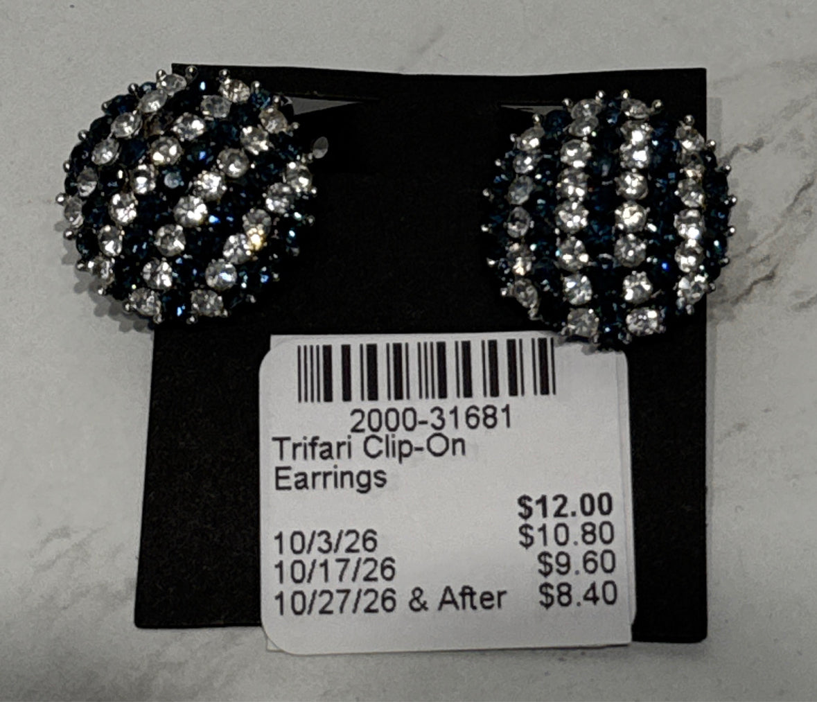 Trifari Clip-On Earrings