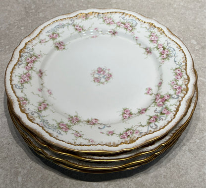 Set of 4 Haviland Plates