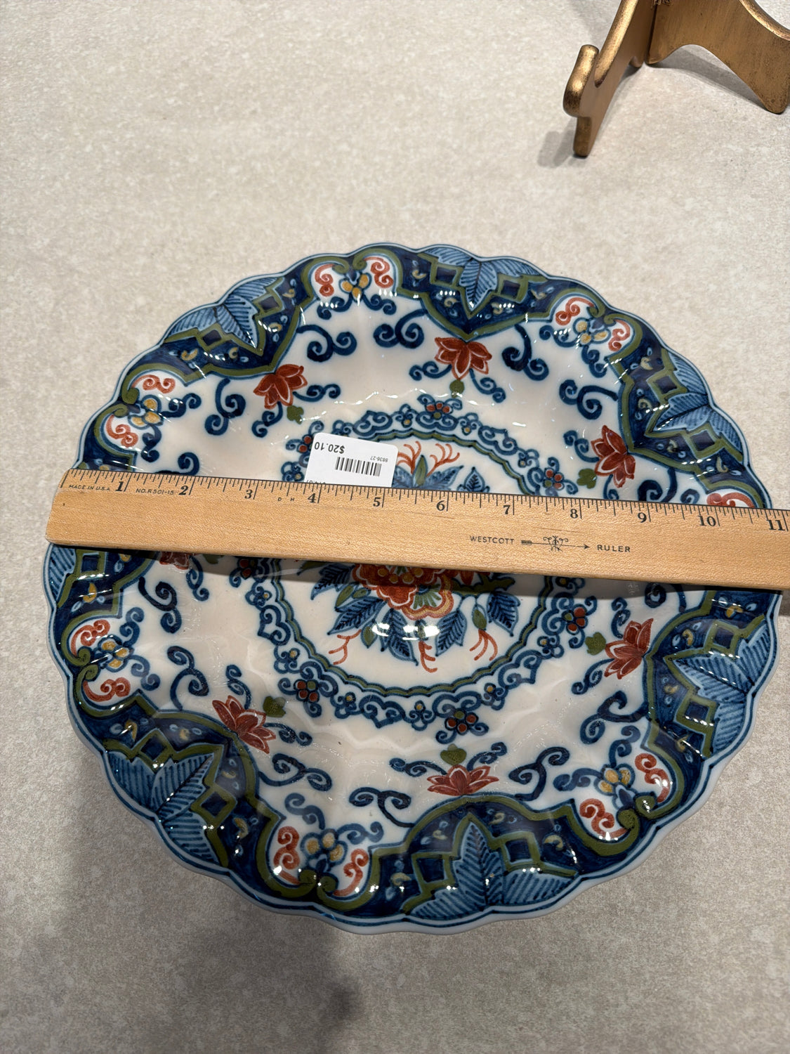 Royal Tichelaar Makkum Ribbed Dish