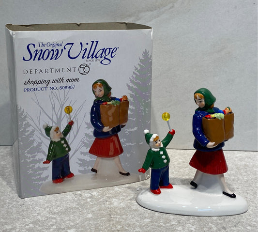 Dept. 56 Shopping with Mom