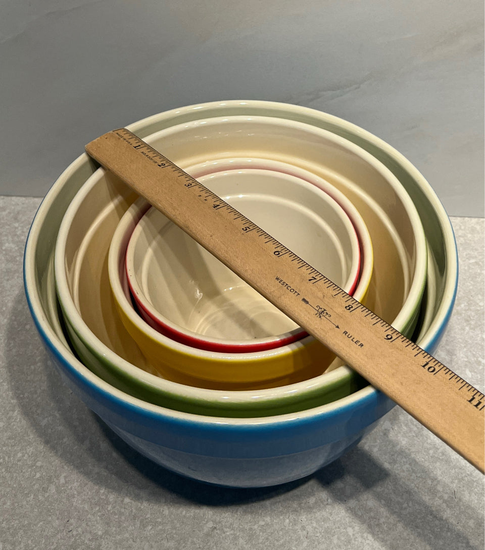 Set of 4 Crate And Barrel Bowls