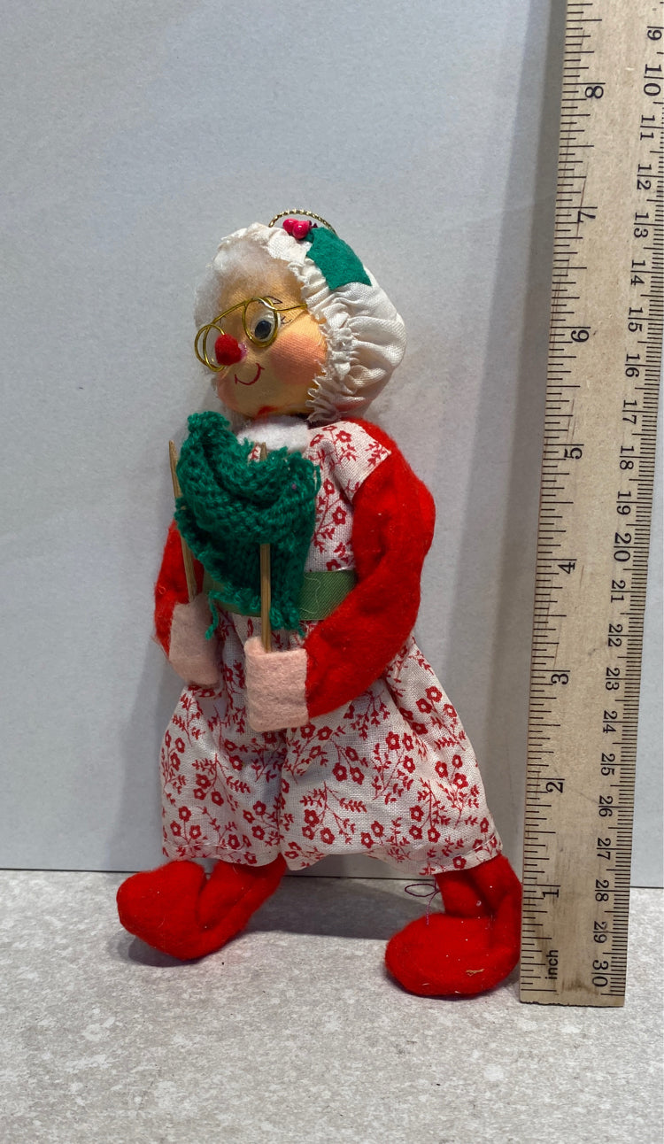 Mrs. Claus Vintage Ornament