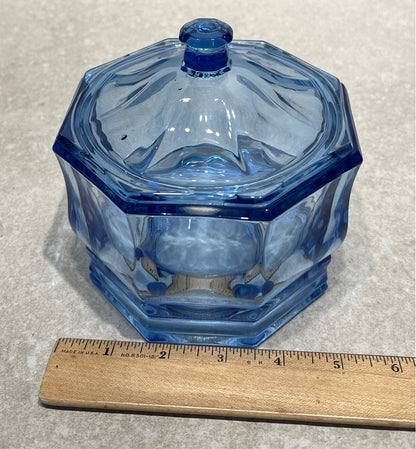 Covered Blue Dish