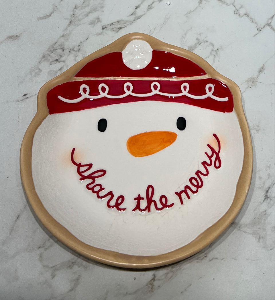 Snowman Plate