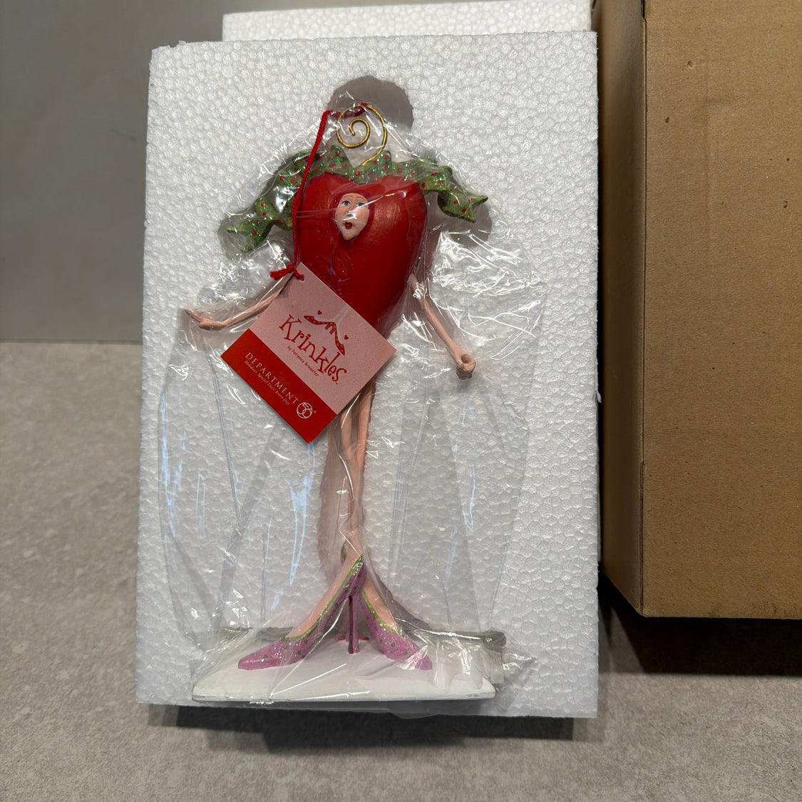 Dept. 56 Crinkles Love Letter Card Holder