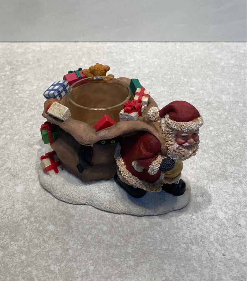 Santa Candleholder