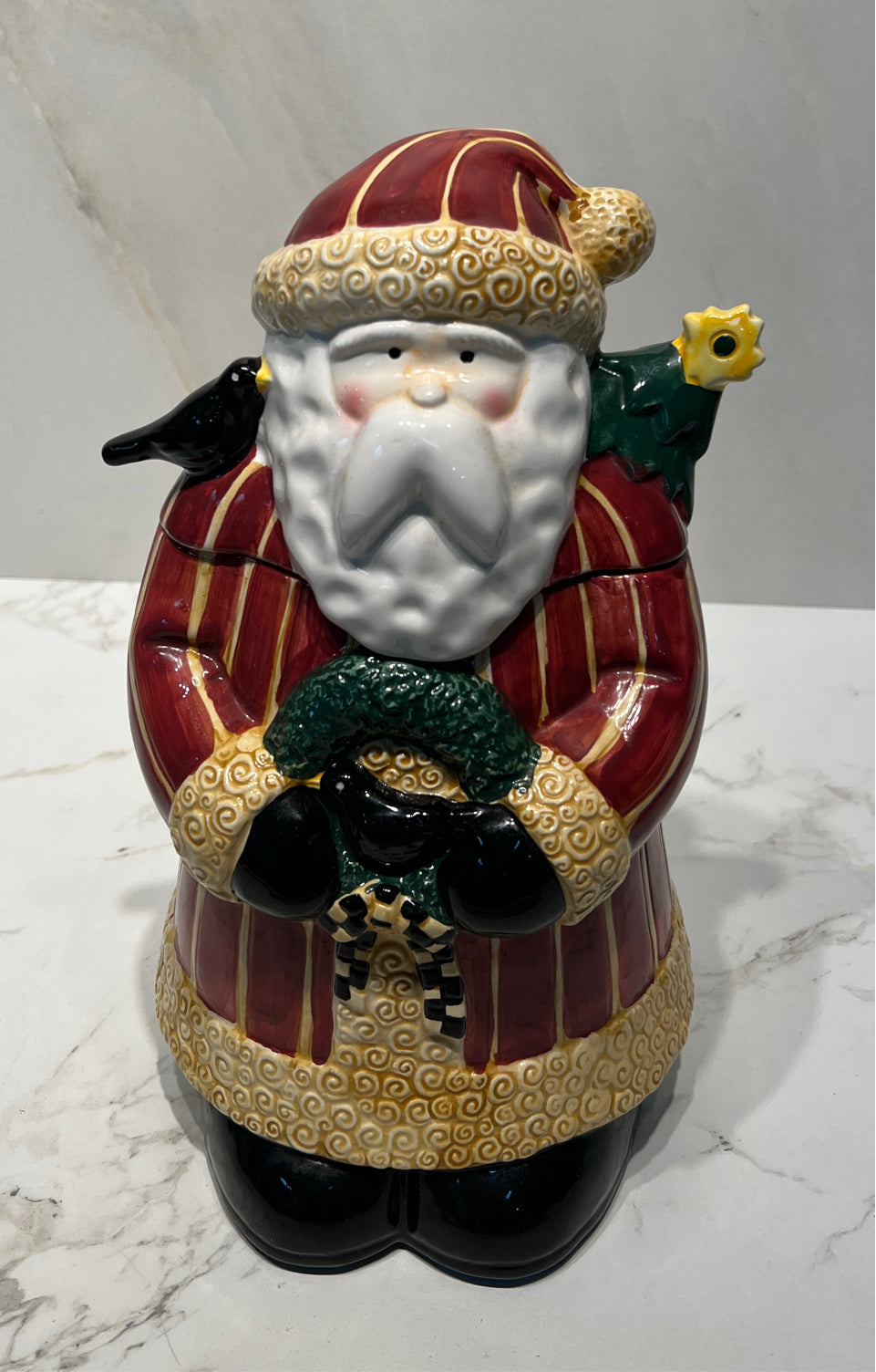 Debbie Mumm Santa Cookie Jar