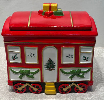 Spode Train Car with Lid