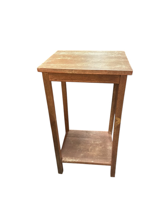 Wood Square End Table
