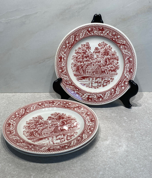 Set of 3 Memory Lane Dinner Plates