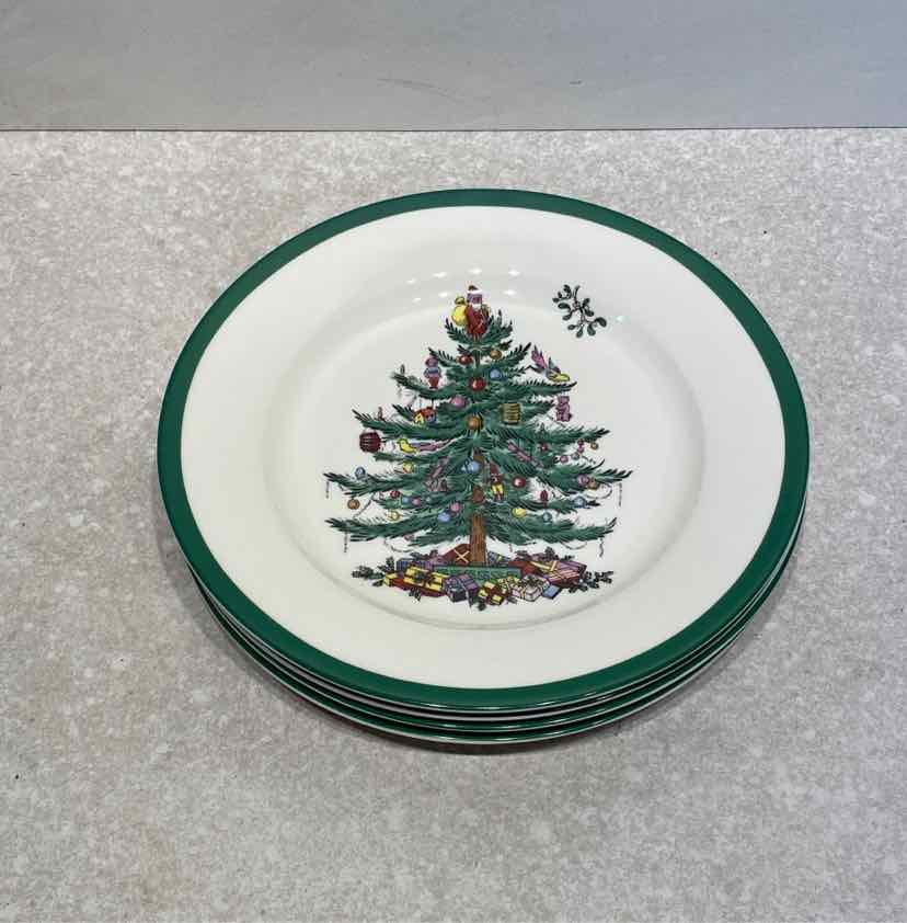 Set of 4 Spode Plates