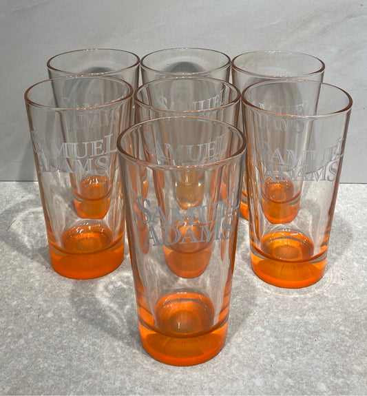 Set of 7 Samuel Adams Glasses