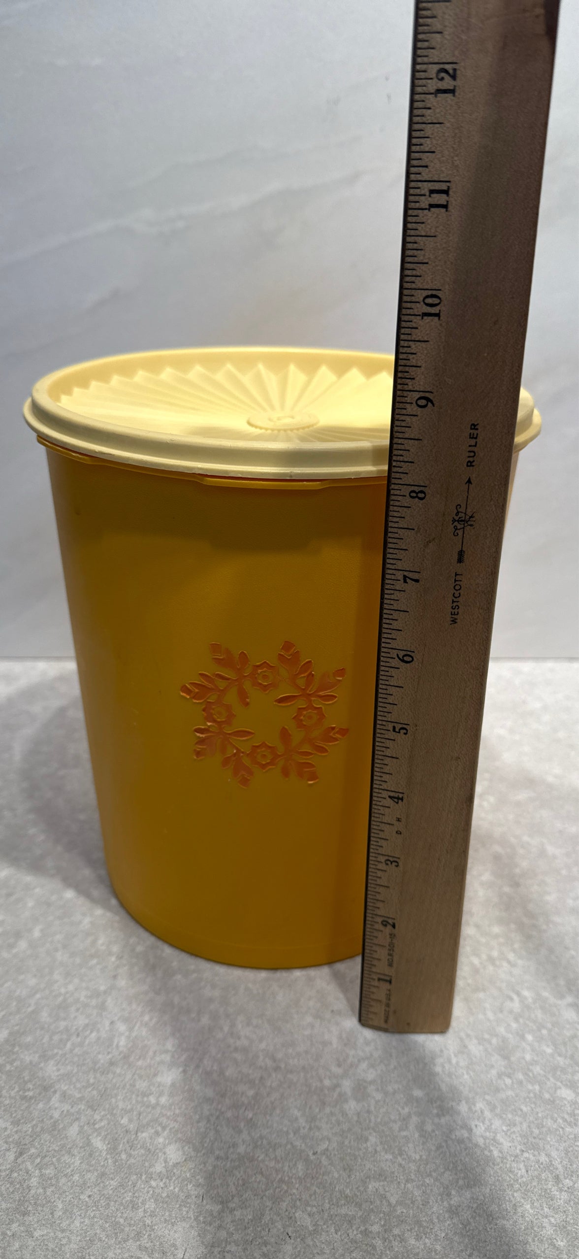 Covered Tupperware Canister