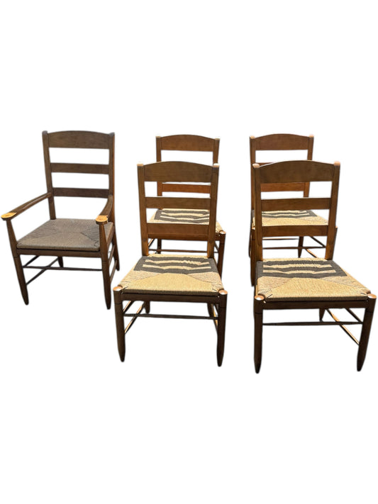 Set of 5 Ethan Allen Chairs