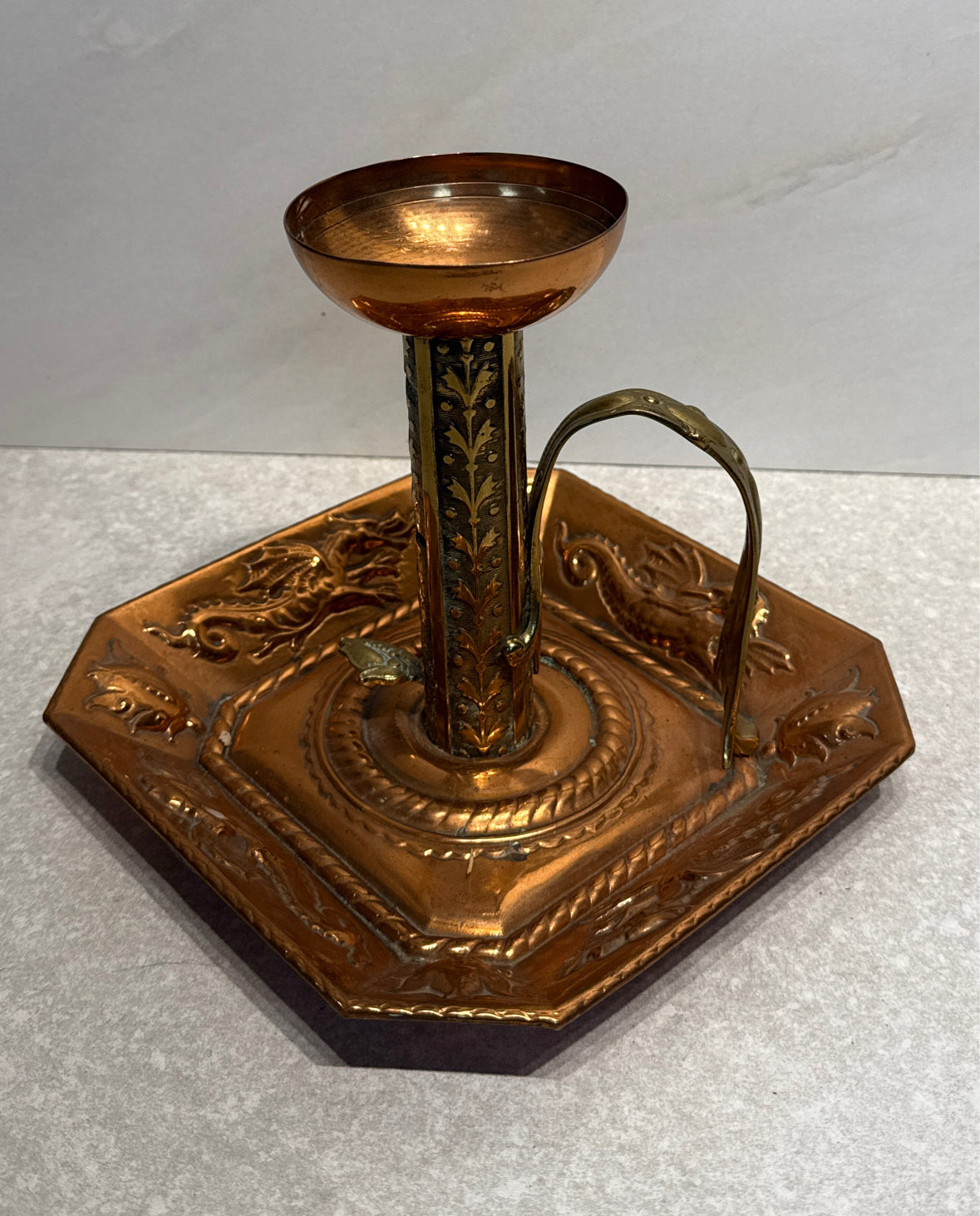 Copper Candleholder