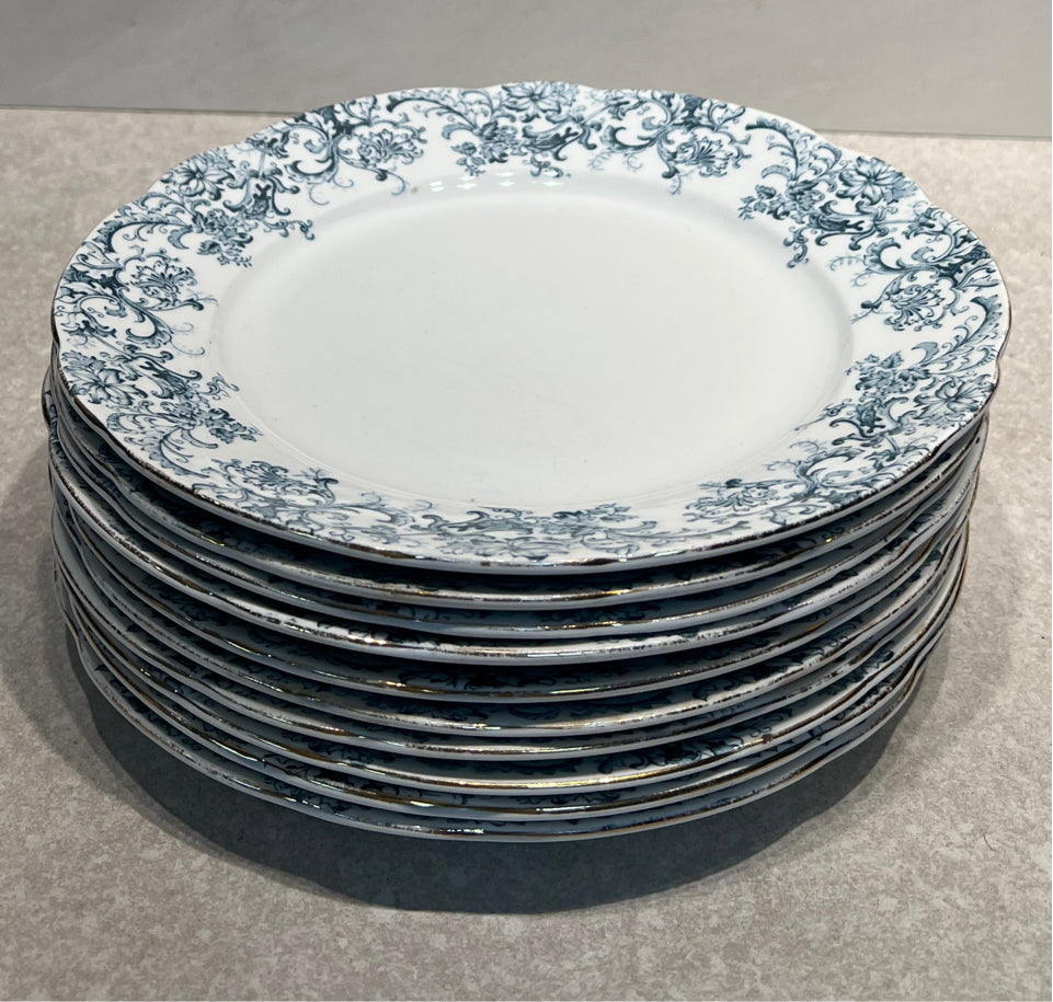 Set of 10 John Maddock Meredith Plates