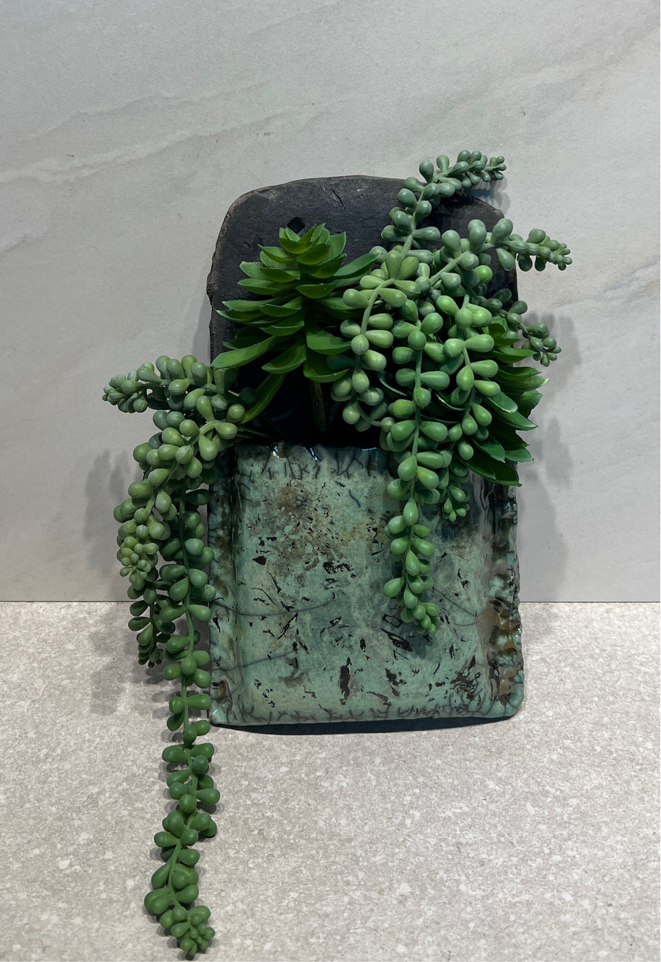 Wall Pockets with Greens